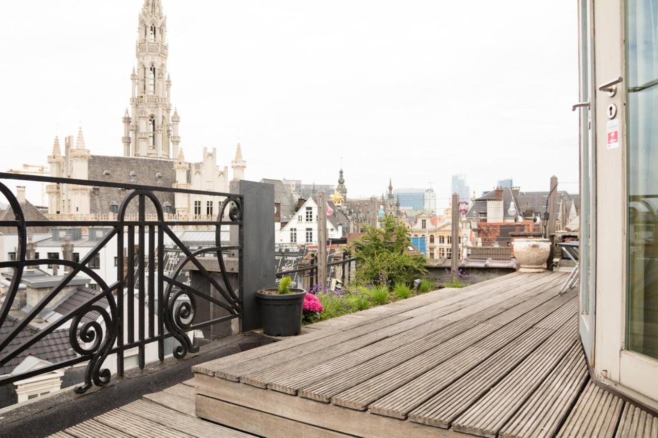 Duplex Dernier Etage Avec Terasse A Deux Pas De La Grand Place Brusel Exteriér fotografie